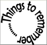 Things to Remember image