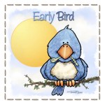 Adorable early bird image