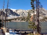 View of Mirror lake near Centennial, WY