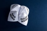 123rf.com's Good News Bad News origami image